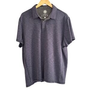 Flag & Anthem MadeFlex Polo‎ Shirt Mens XL Moisture Wicking Stretch Gray